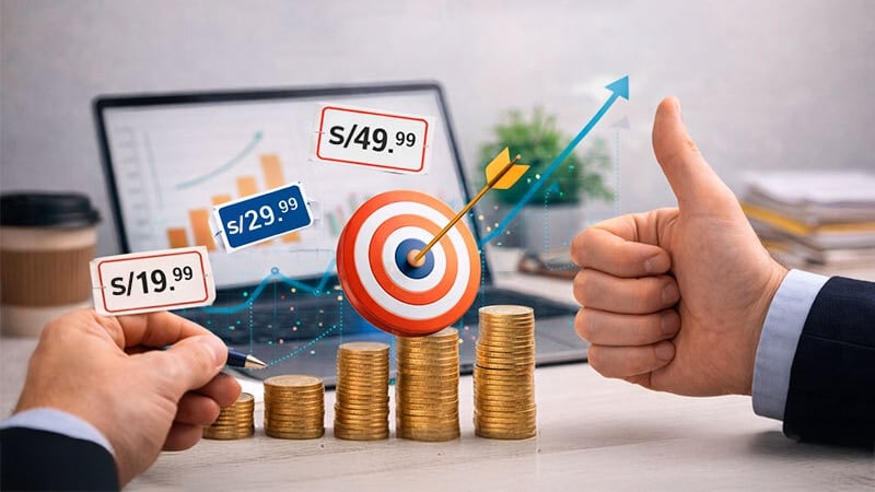 Estrategia de precios para pymes 2026 en el Perú Cómo ajustar precios sin perder rentabilidad.