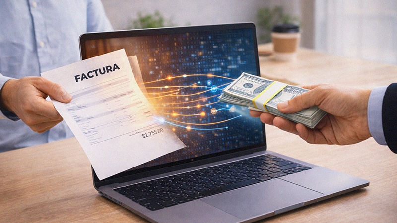 El factoring digital es una forma sencilla de adquirir financiamiento de forma sencilla desde cualquier lugar.