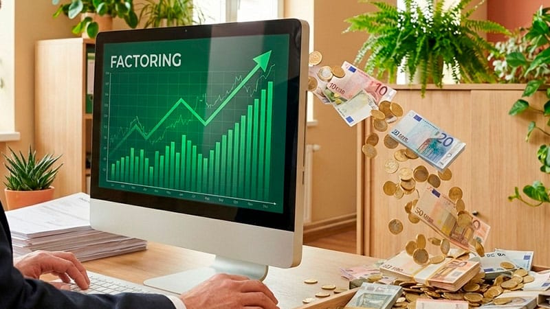 El factoring empresarial es una solución de liquidez utilizada por empresas que venden a crédito y necesitan capital de trabajo