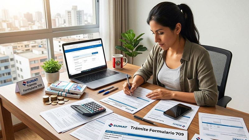 Completar el formulario 709 SUNAT de manera correcta es clave para la buena declaración de impuestos.
