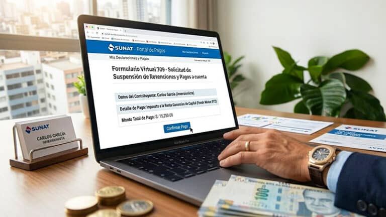 Formulario 709 SUNAT guía completa 2026 para declarar impuestos en Perú