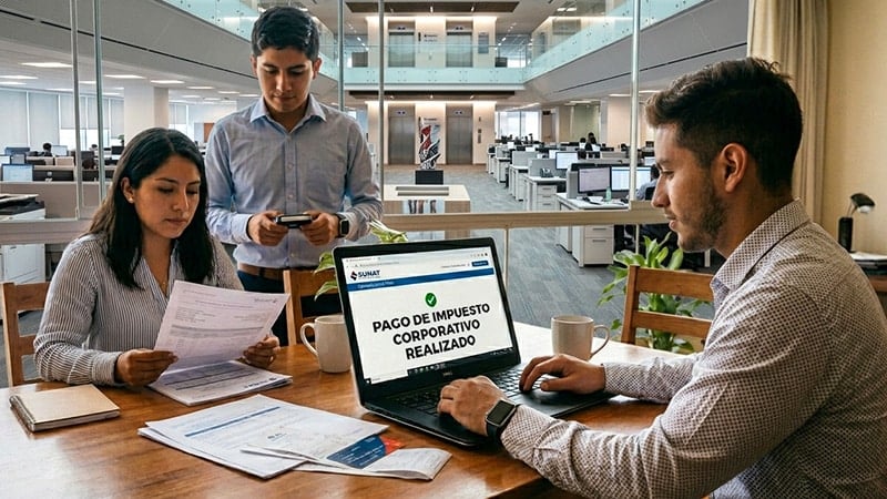 Declaración de la renta para empresas en Perú pago de impuestos